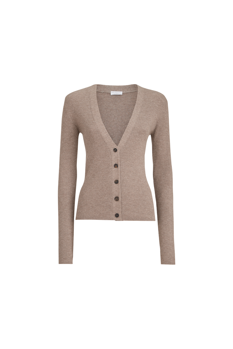 Cashmere cardigan, Alternate, color, Light Brown