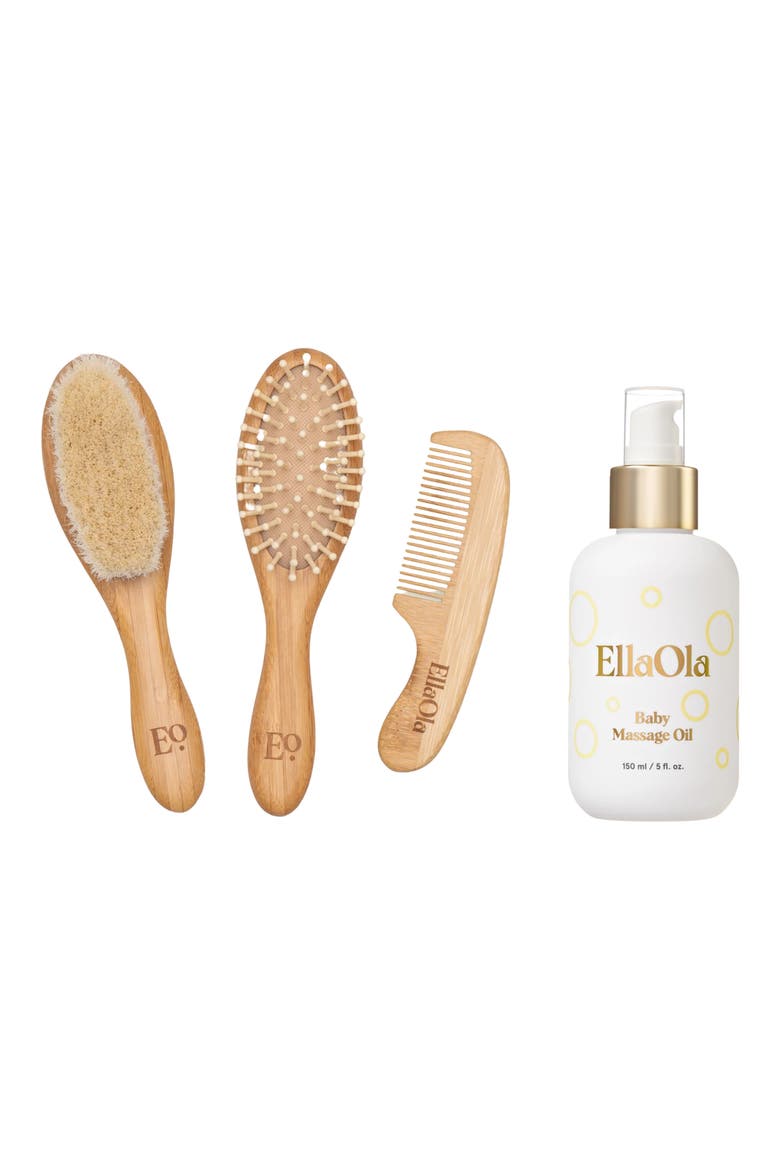 The Cradle Cap Set, Main, color, LIGHT BROWN