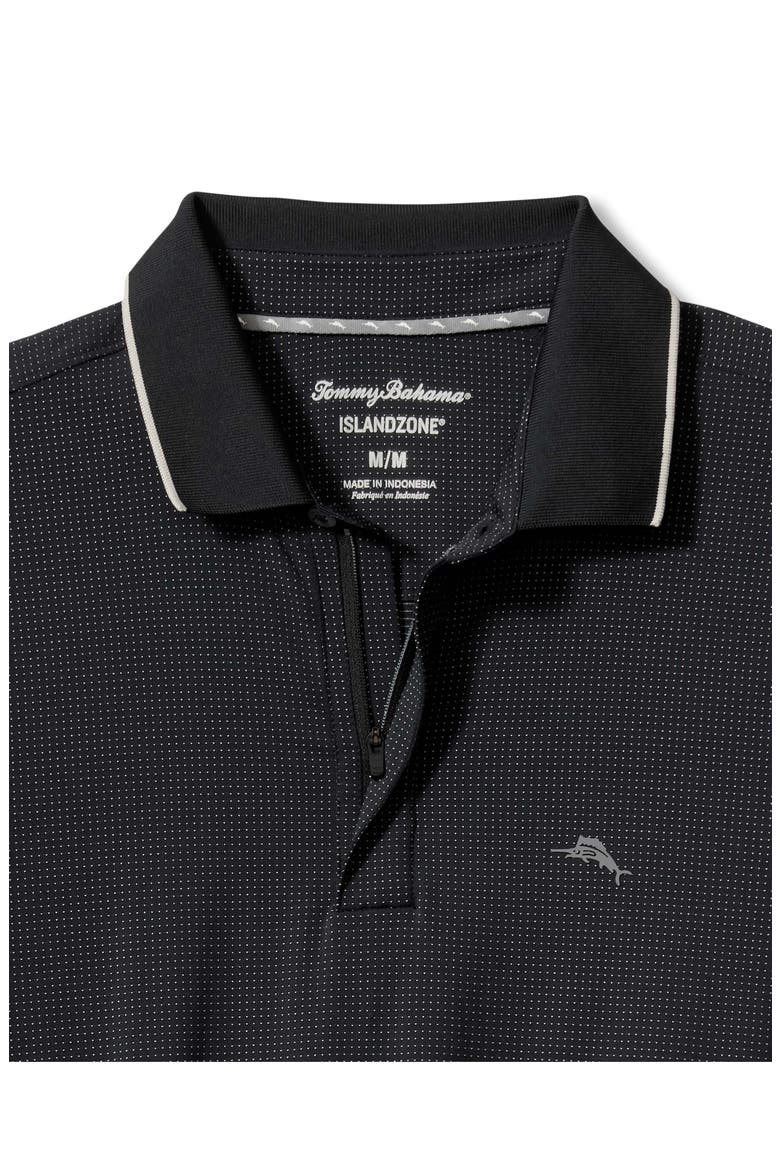 Palm Desert Fairaway Long Sleeve Polo, Alternate, color, JET BLACK