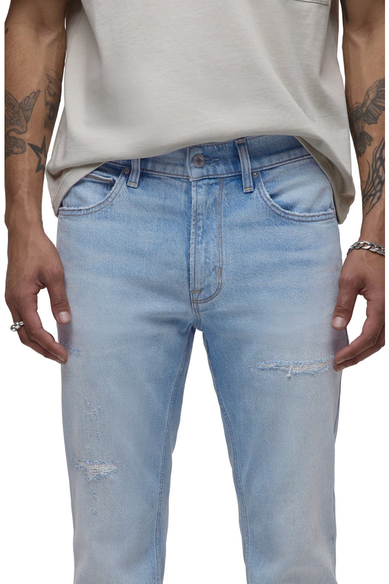 Walker Ripped Kick Flare Jeans, Alternate, color, LAKEWOOD