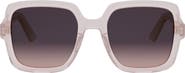 DIOR 'DiorMidnight S4I 54mm Square Sunglasses