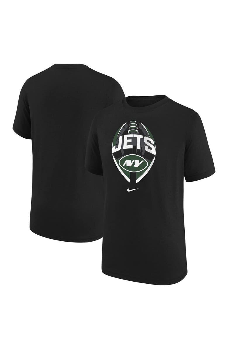 Nike Youth Nike Black New York Jets Icon Legend T-Shirt, Main, color, Black