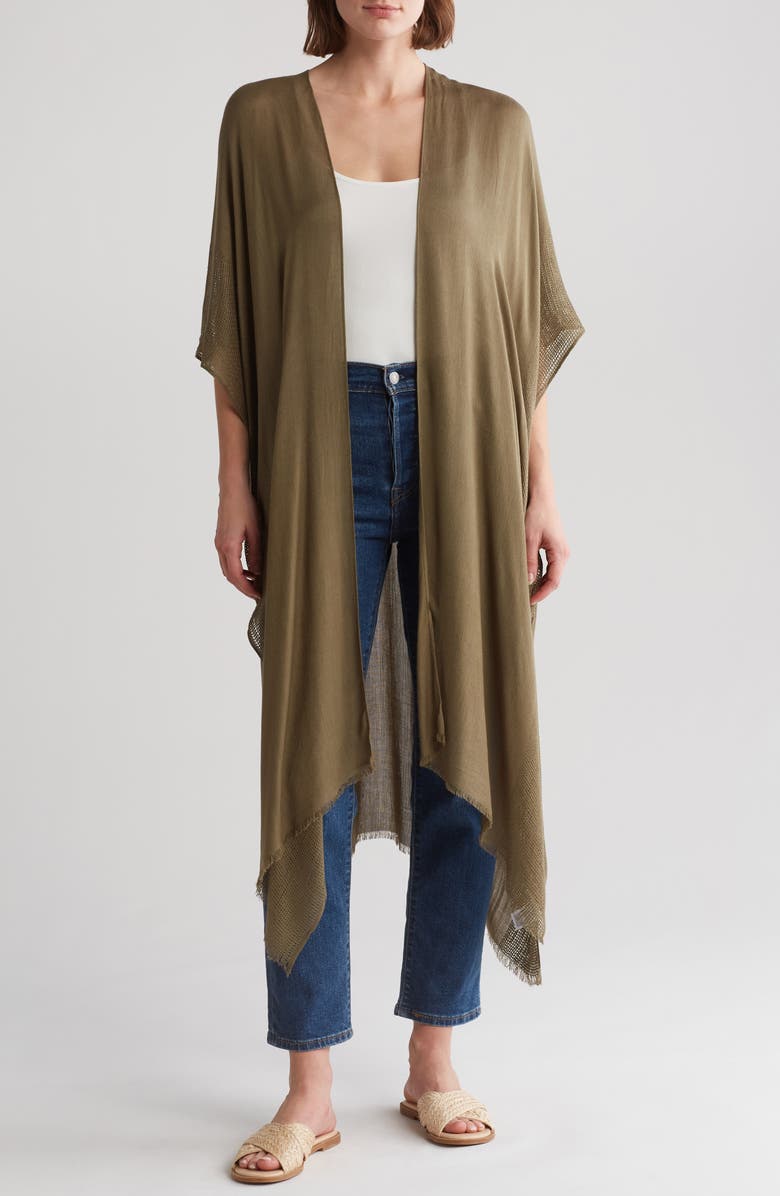 Melrose and Market Transitional Ruana, Main, color, 