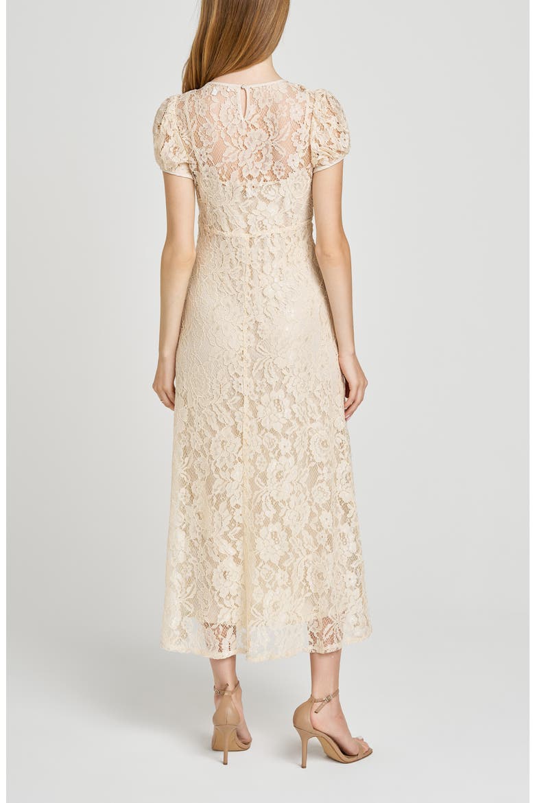 Clarity Lace Maxi Dress, Alternate, color, MANILLA