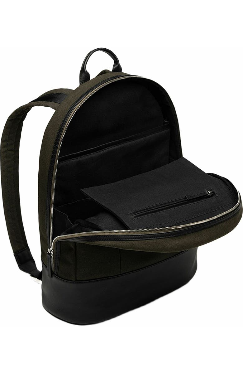 WANT Les Essentiels Kastrup Organic Cotton Canvas Backpack, Alternate, color, Green