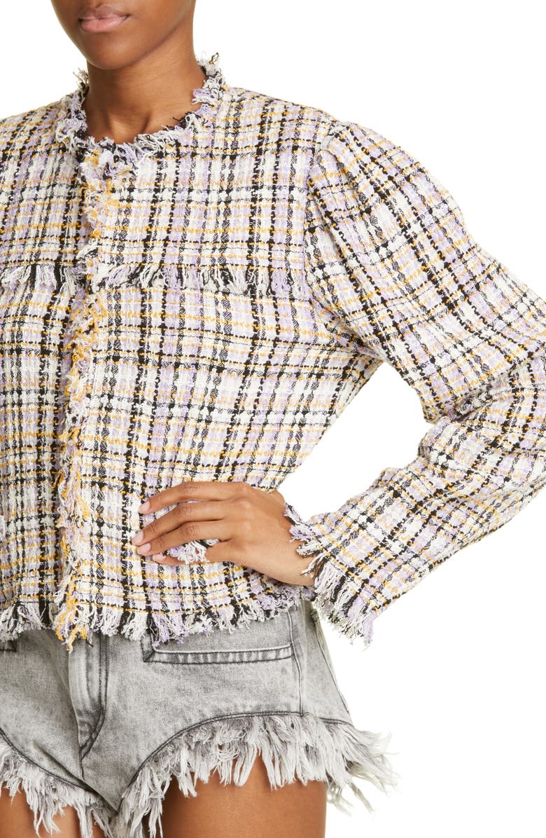 Isabel Marant Étoile Nameo Tweed Jacket, Alternate, color, 
