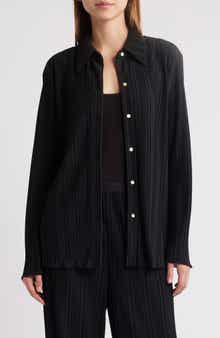 Rails Plissé Button-Up Shirt