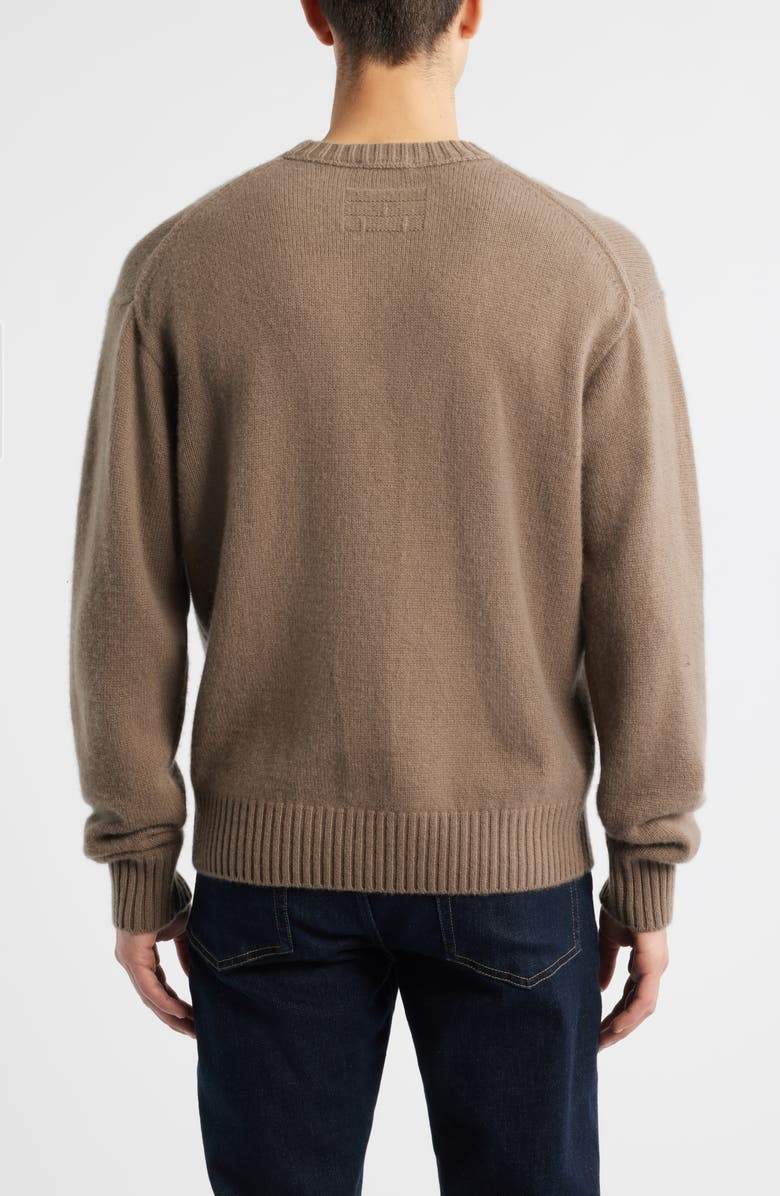FRAME Cashmere Crewneck Sweater, Alternate, color, Latte Brown