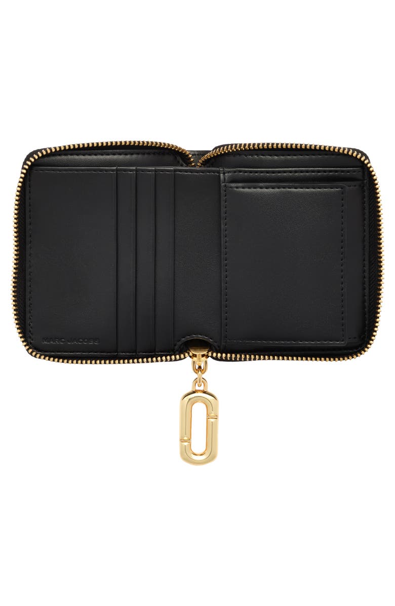 Marc Jacobs The Slim Compact Wallet, Alternate, color, Black