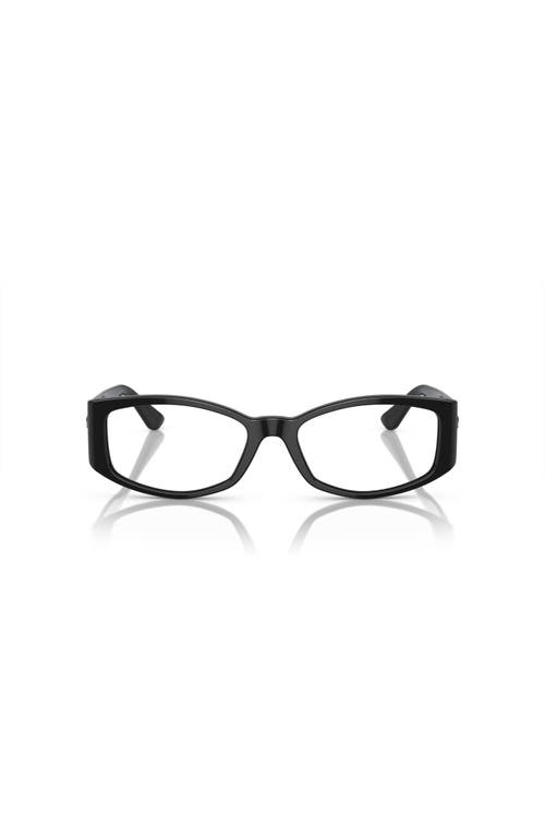 Versace 54mm Irregular Optical Glasses In Black
