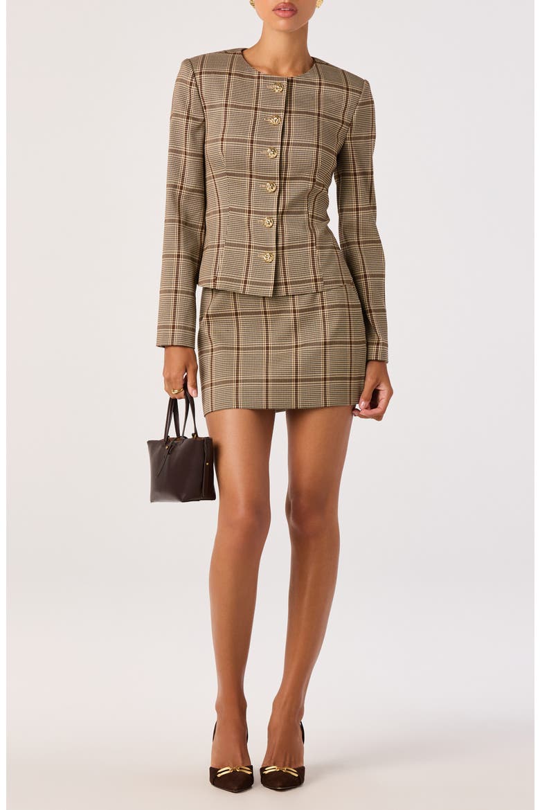 Remington Plaid Blazer, Alternate, color, TAN PLAID
