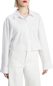 Bardot Rosita Crop Shirt