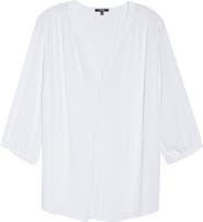 NYDJ Semisheer Pintuck Blouse