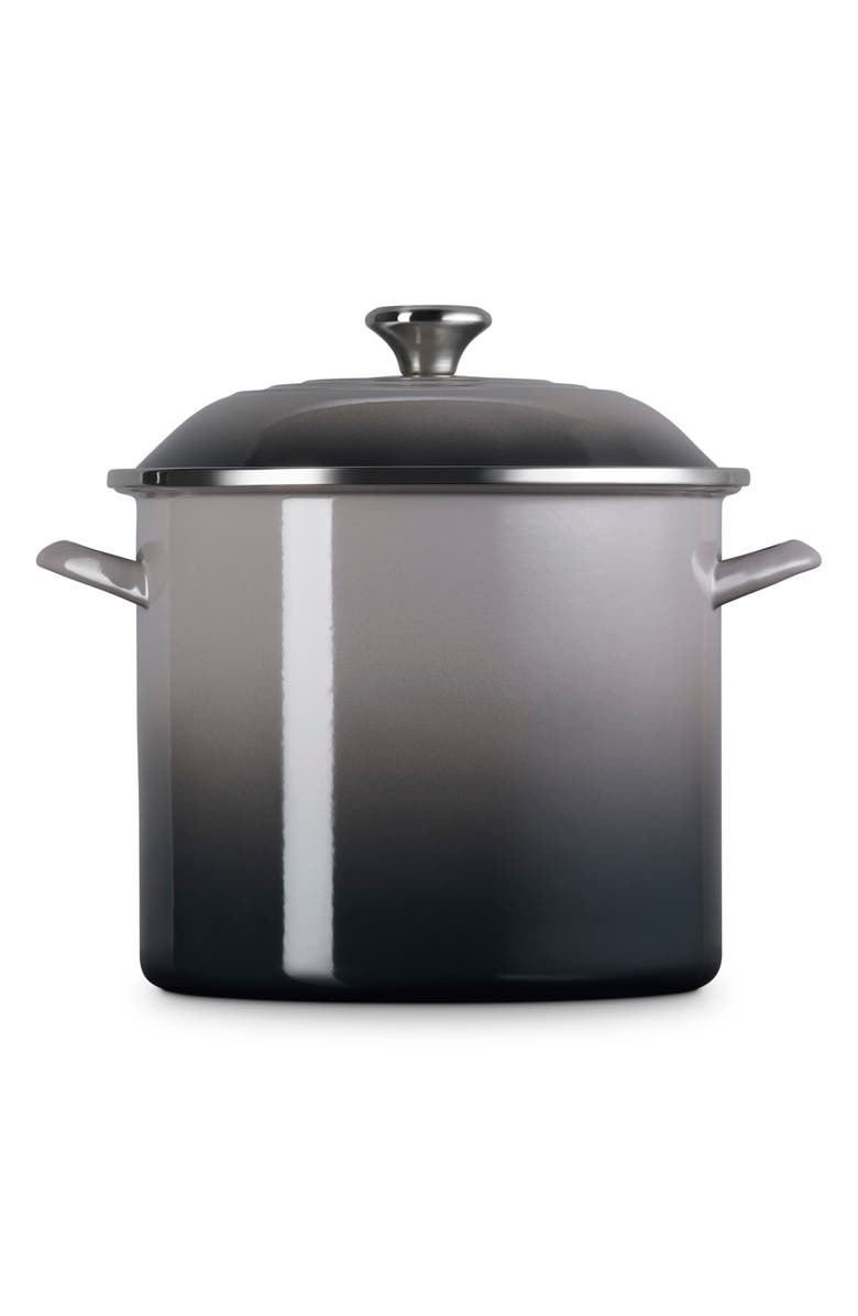 Le Creuset Enameled Stainless Steel Stockpot, Alternate, color, Oyster