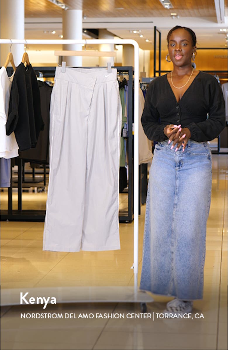 Asymmetric Waist Water Repellent Pants, sales video thumbnail