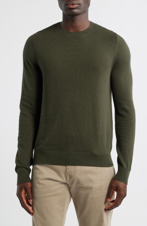 Crewneck Cotton & Cashmere Sweater