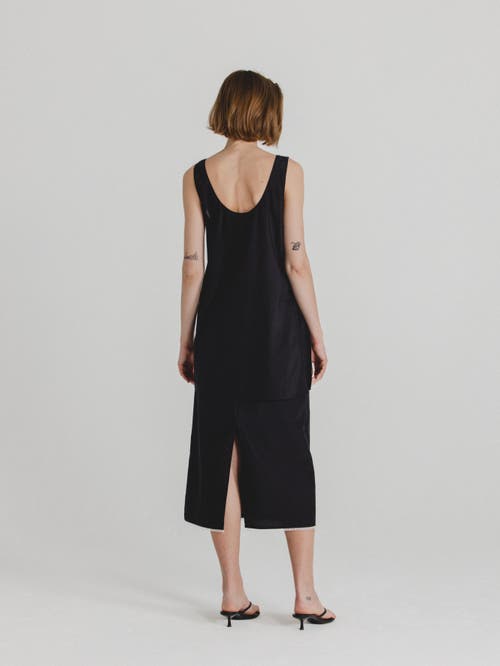 Alas Silk Cotton Tanktop In Black