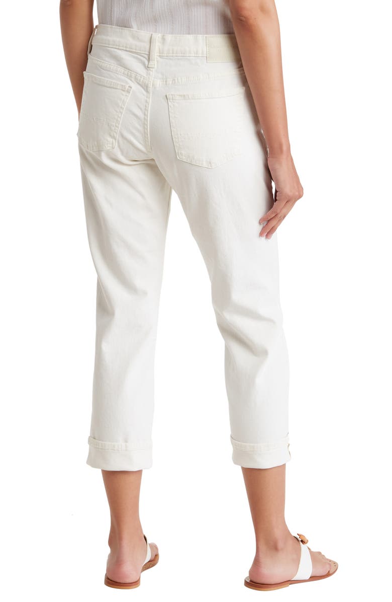 Lucky Brand Sweet Crop Jeans, Alternate, color, Clean White Cl