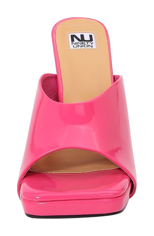 Ninety Union Cancun Slide Sandal In Fuchsia