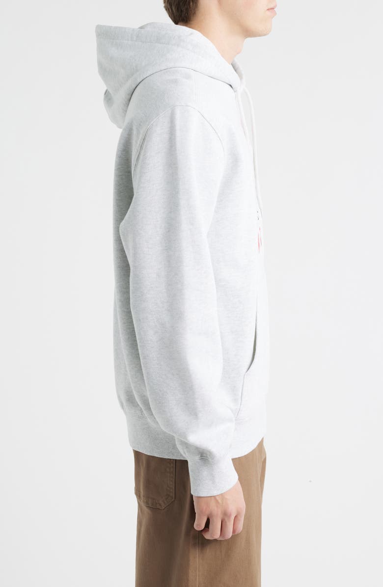 Carhartt Work In Progress Wild Dog Cotton Graphic Hoodie, Alternate, color, Ash Heather