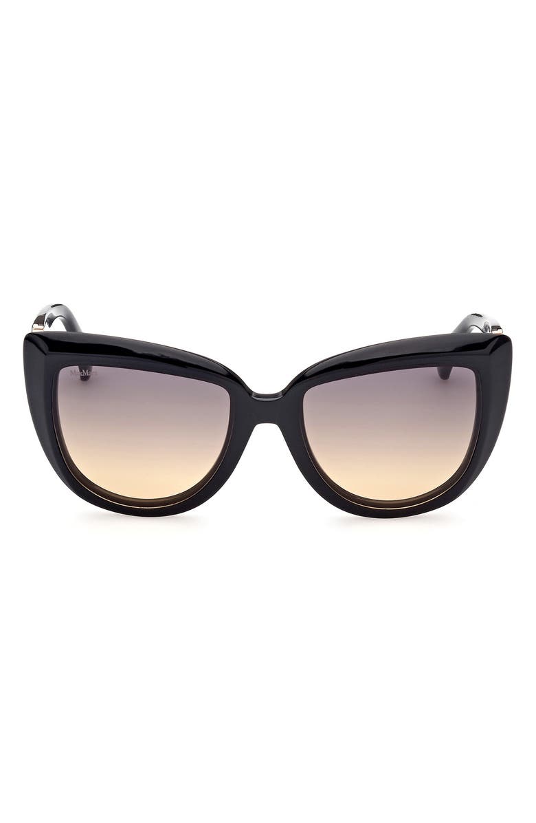 Max Mara 56mm Gradient Cat Eye Sunglasses, Main, color,