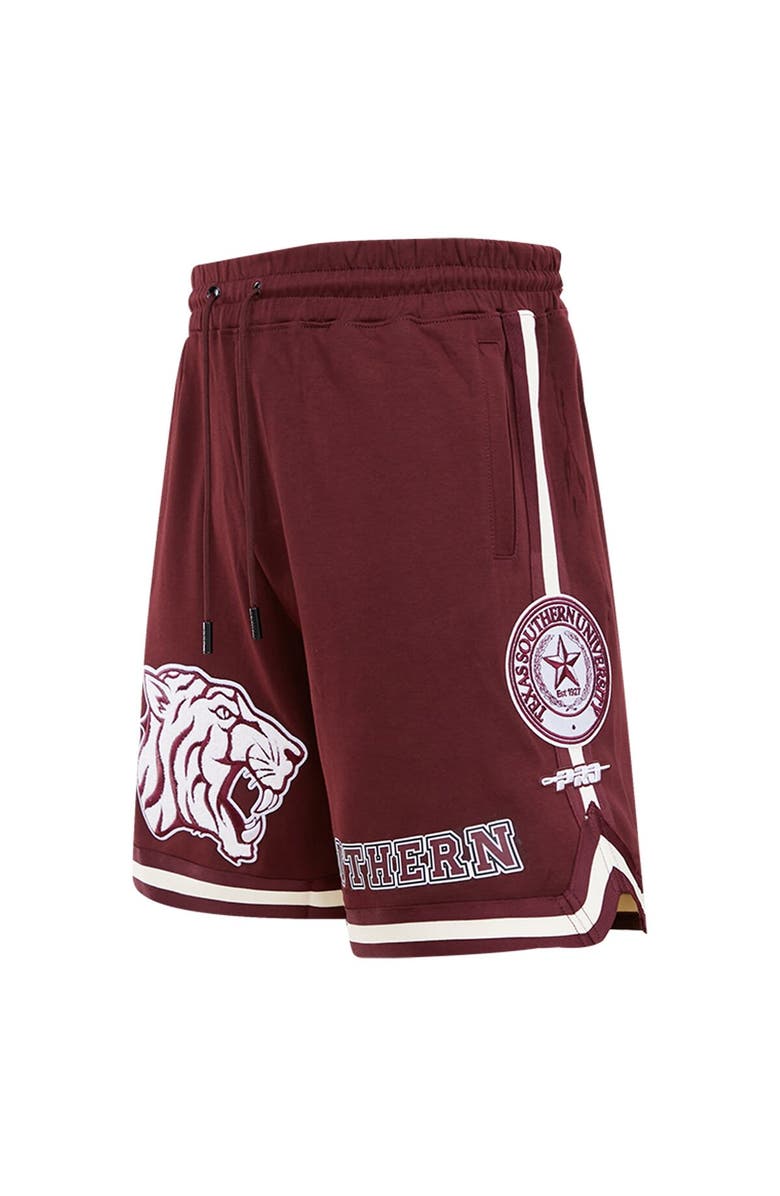 PRO STANDARD Men's Pro Standard Maroon Texas Southern Tigers University Classic Shorts, Alternate, color, 