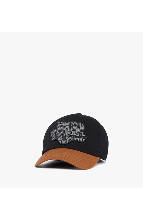 Disco Logo Embroidery Cap in Cotton Twill