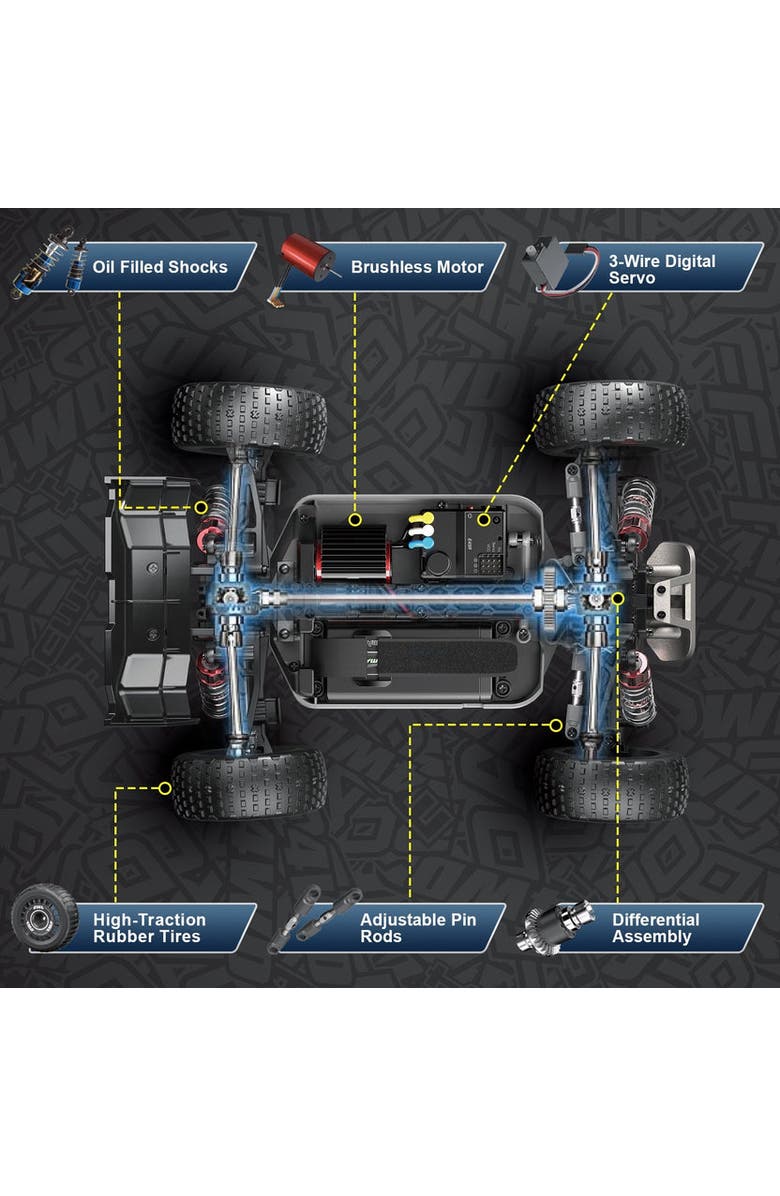 18974322 RC High Speed Car, Alternate, color, Multi Color
