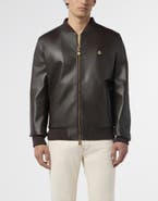 BILLIONAIRE Nappa Leather Bomber Basic Men