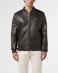 BILLIONAIRE Nappa Leather Bomber Basic Men