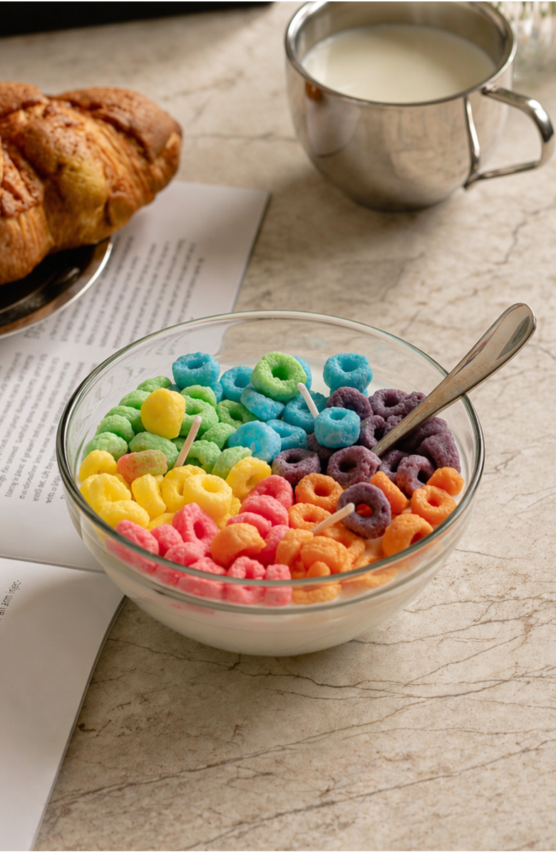 Southlake gifts Fruit Loops Cereal Candle, Alternate, color, Candle Only