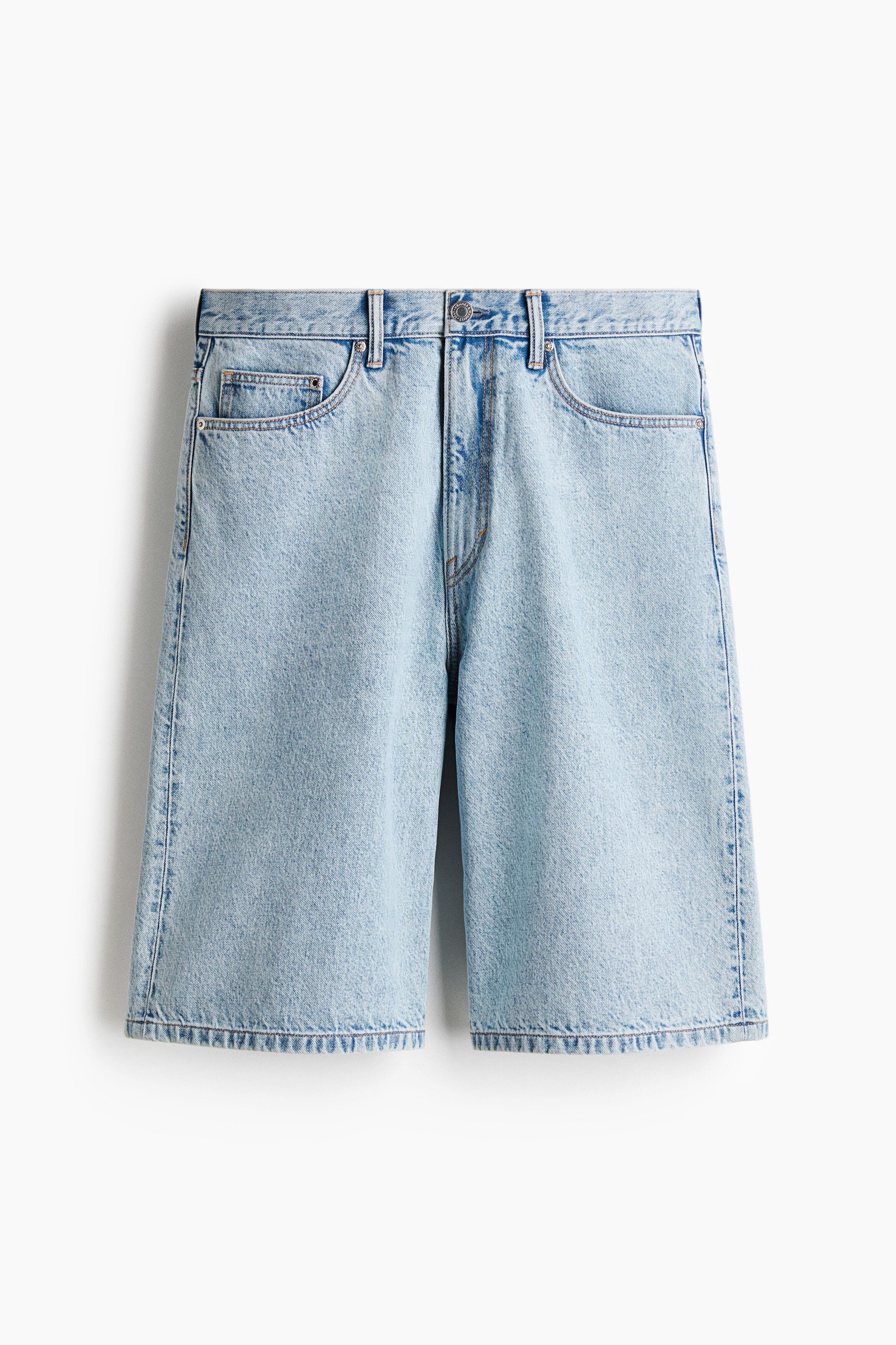 Baggy Denim Shorts - image 5