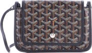 Pre-Owned Goyard Plumet Clutch Wallet Coated Canvas