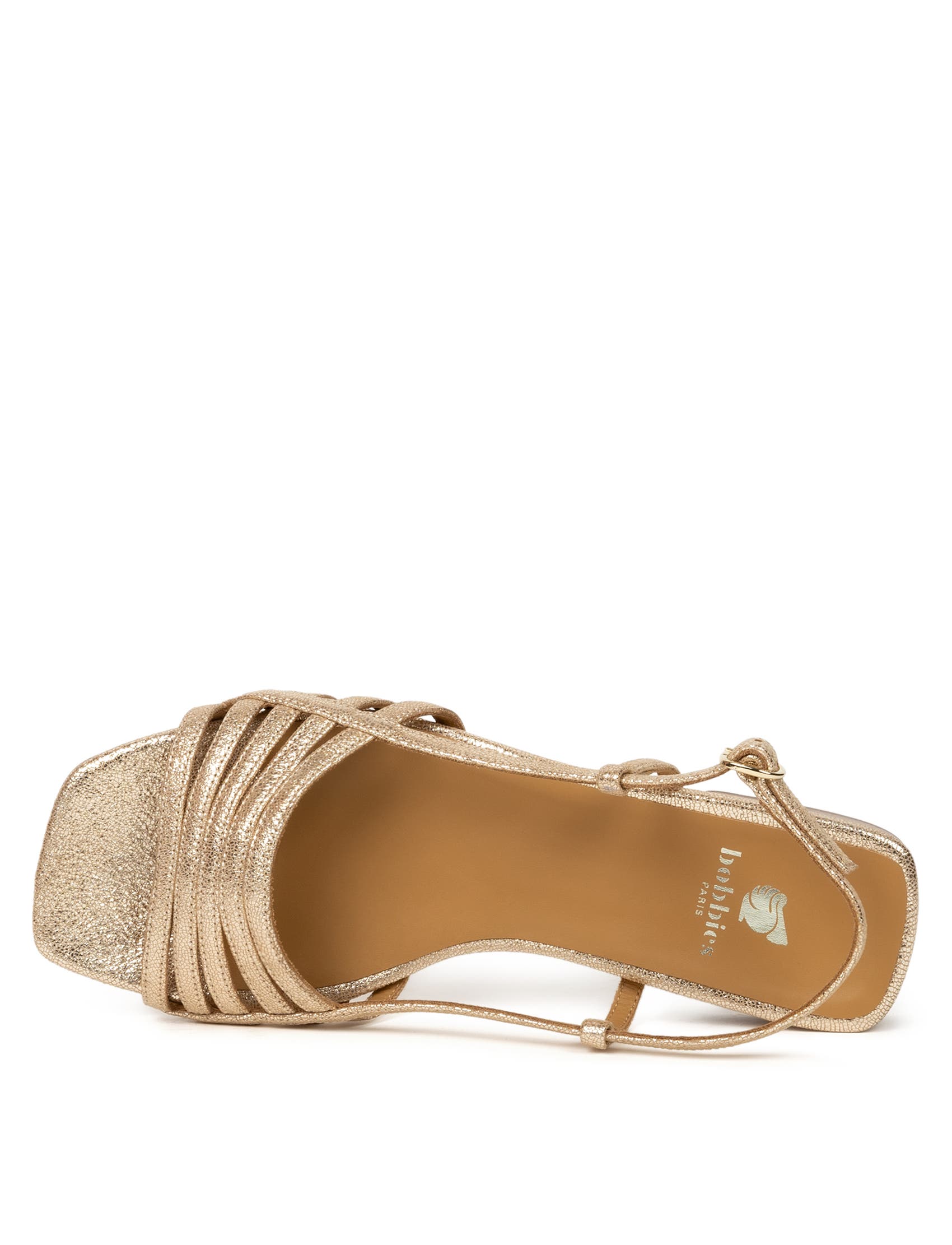 Diana Flat Sandals, Alternate, color, Iridescent Champagne