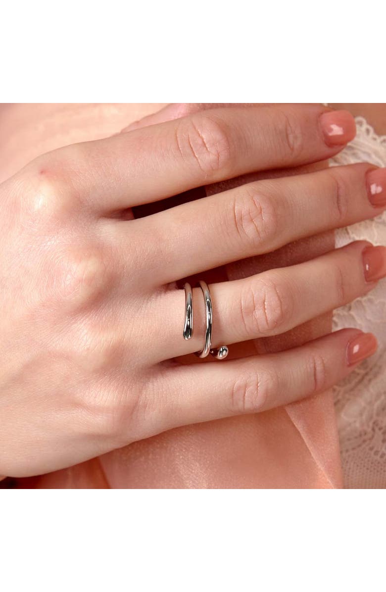 Lucy Quartermaine Coil Drop Ring, Alternate, color, Sterling Silver