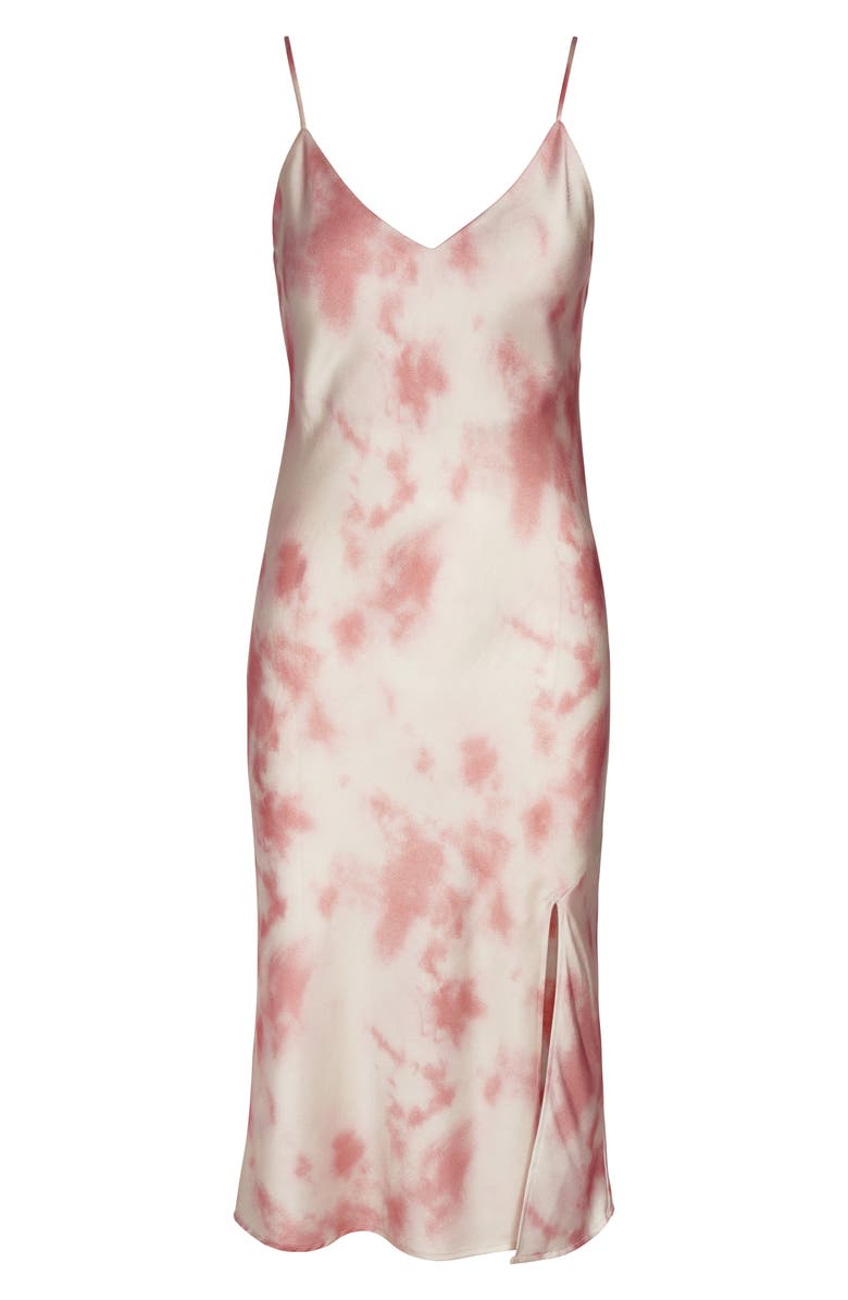 Willow Paige Tie Dye Satin Slipdress, Alternate, color,