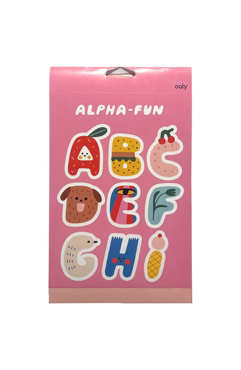 OOLY A Whole Lotta Stickers! Alpha Fun, Stickiville x Suzy Ultman, Alternate, color, Multicolored