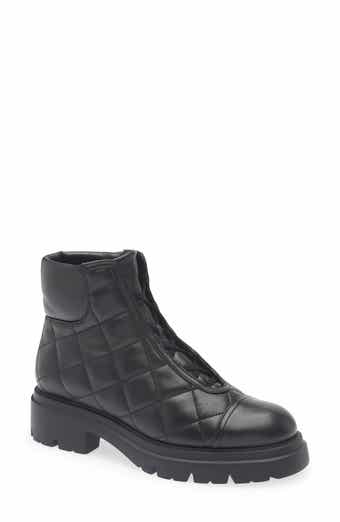 Hudson Quilted Lug Sole Bootie