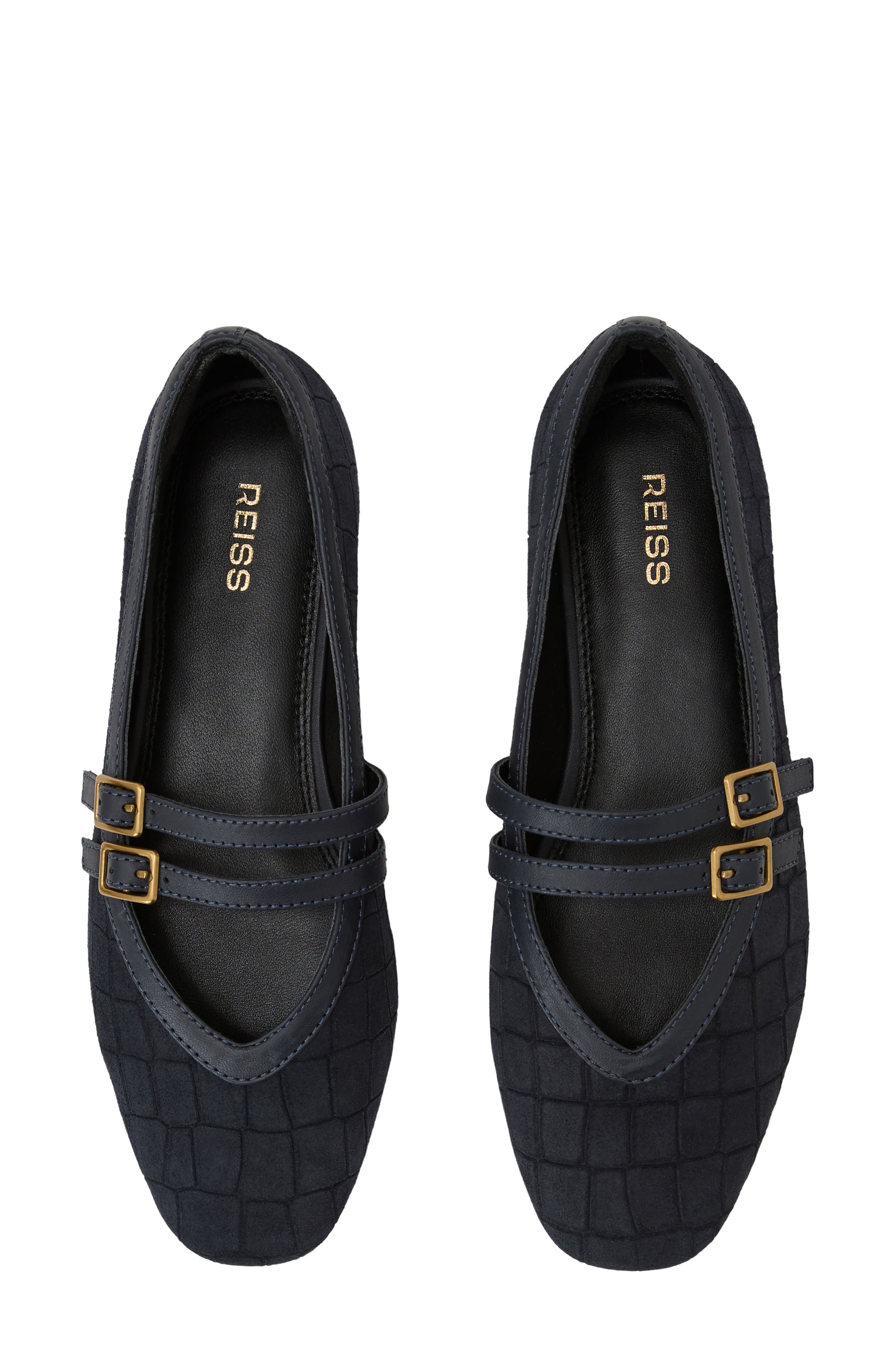 Eliza Mary Jane Flat, Alternate, color, NAVY