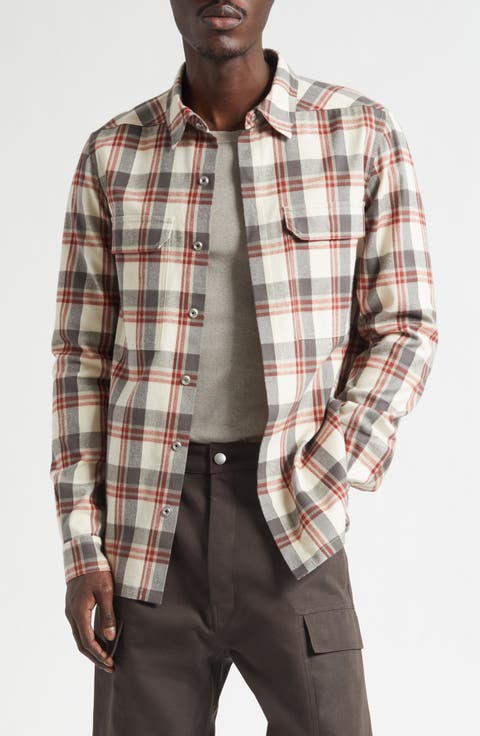 Plaid Cotton Overshirt