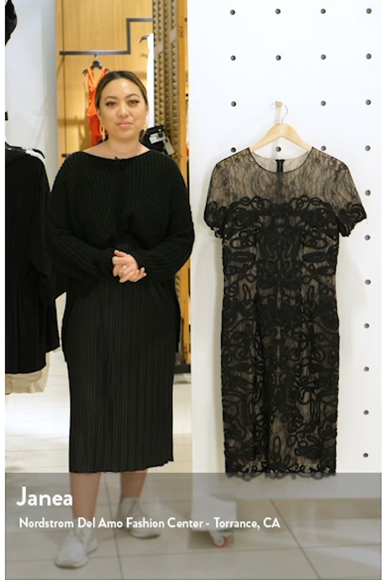 Soutache Lace Cocktail Dress video