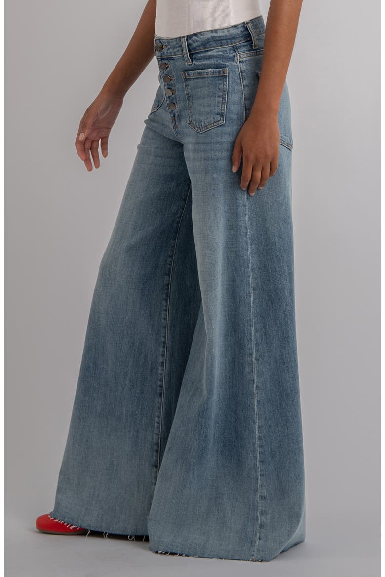 Blake High Waist Superwide Leg Jeans, Alternate, color, BRIGHT