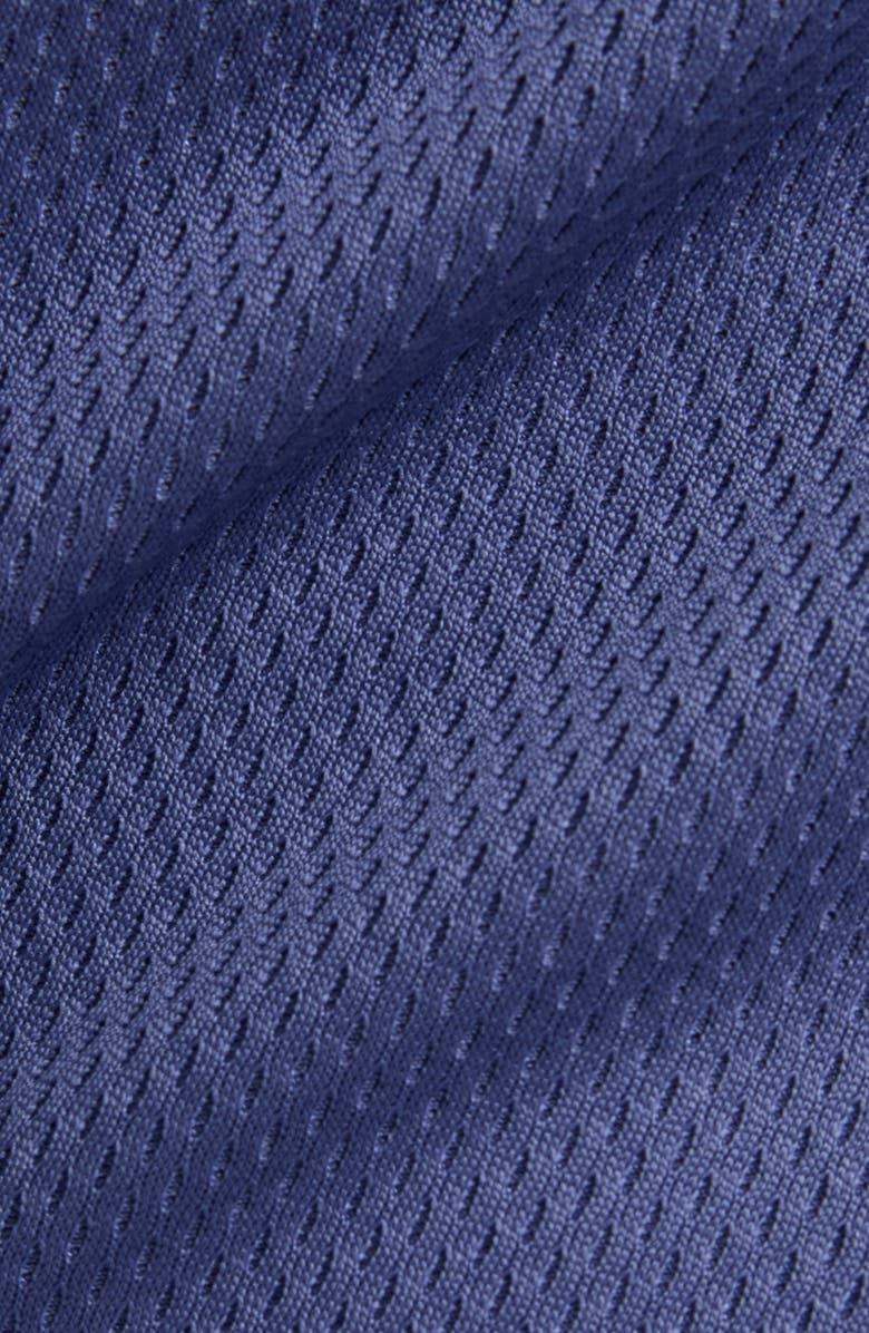 New Balance Oversize Crop Jersey Mesh V-Neck T-Shirt, Alternate, color, 