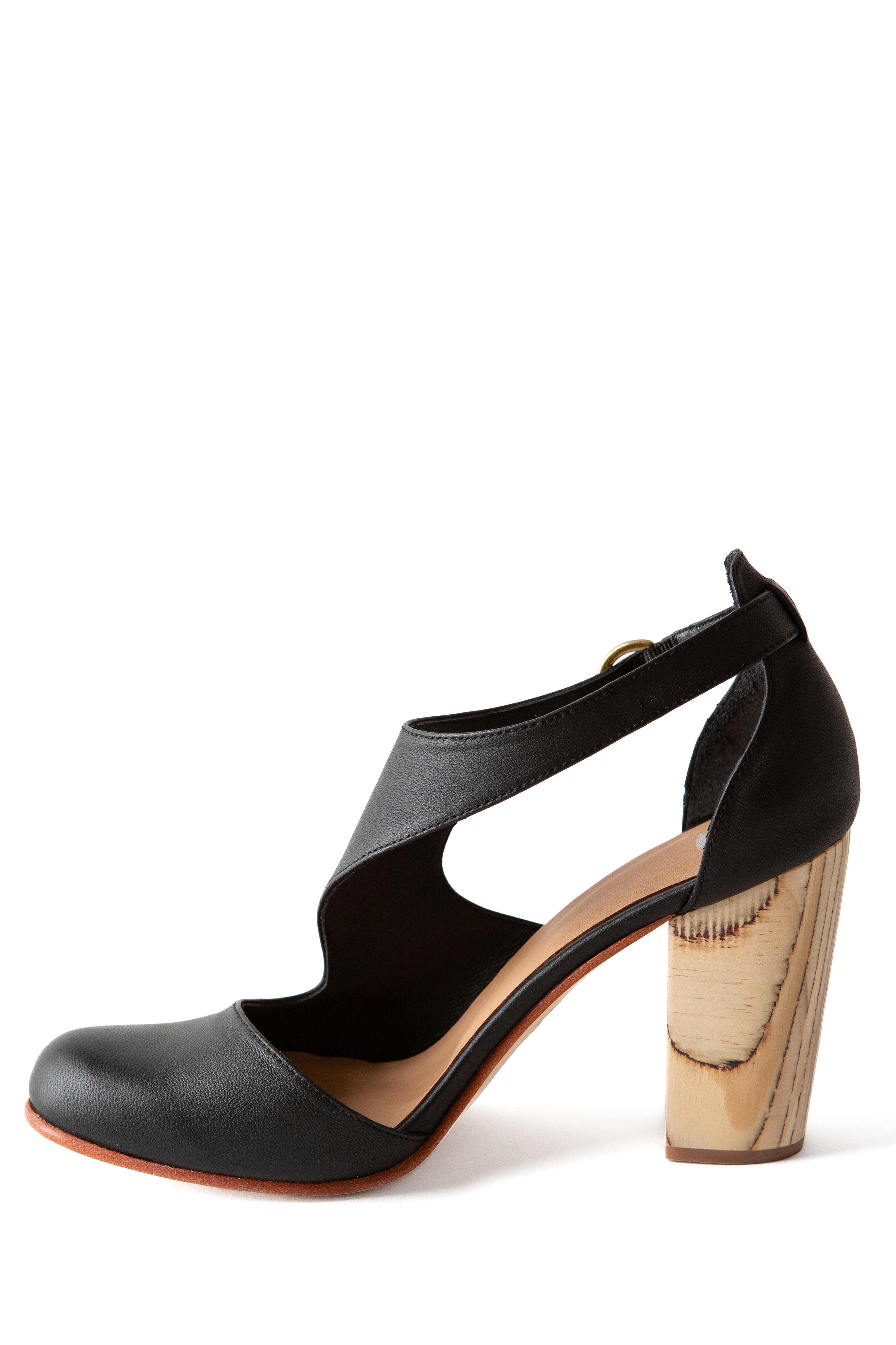 Fortress Luna Naya Asymmetric Cutout Pump, Alternate, color, Black