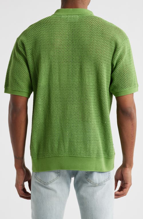 Obey Saratoga Open Stitch Cotton Polo