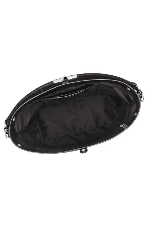 Longchamp Sac Porté Épaule M Le Roseau In Black