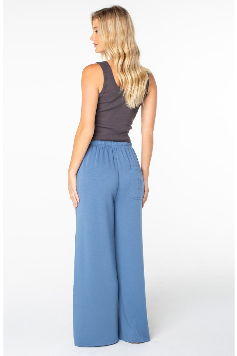 Surfing by Moonlight Wide Leg Pants, Alternate, color, BLUE HORIZON