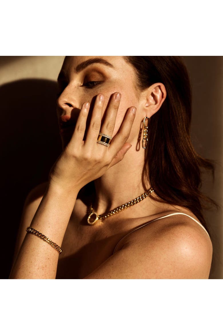 Figaro Earrings, Alternate, color, Yellow Gold