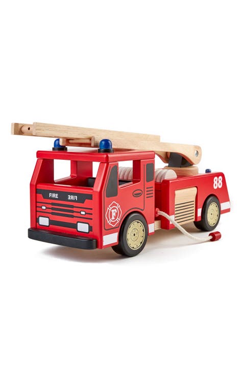 Wood Toy Fire Engine