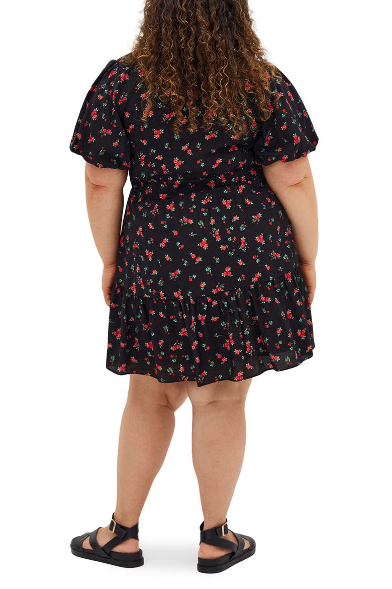 Daphne Floral Dress, Alternate, color, DITSY DAYDREAM